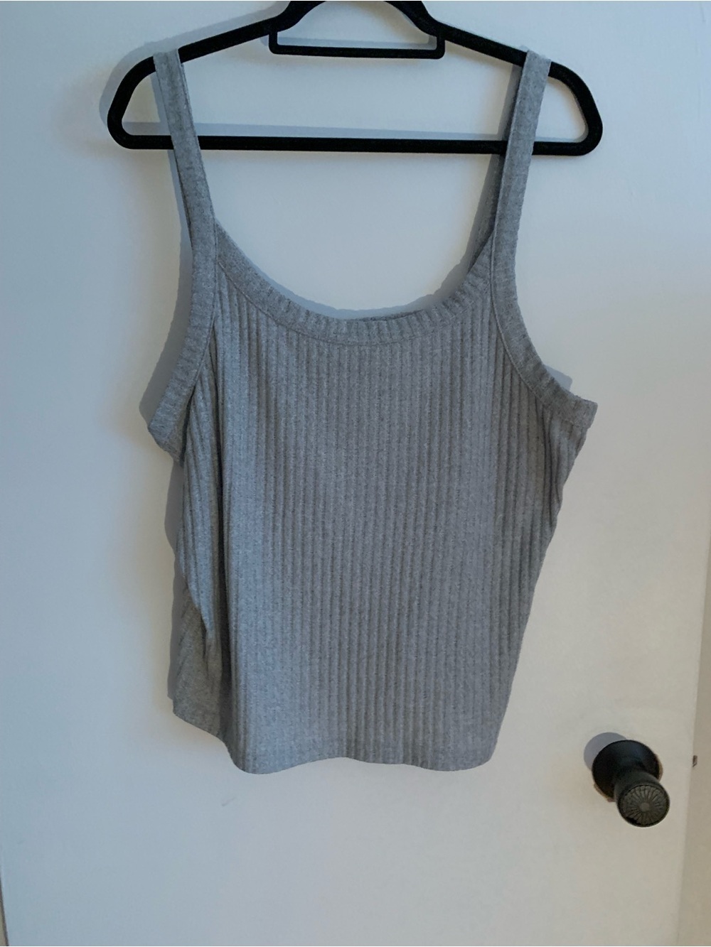George , Women's grey ribbed light fabric PJ camisole size XXL